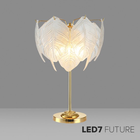 Loft Industry Modern - Glass Feathers Table